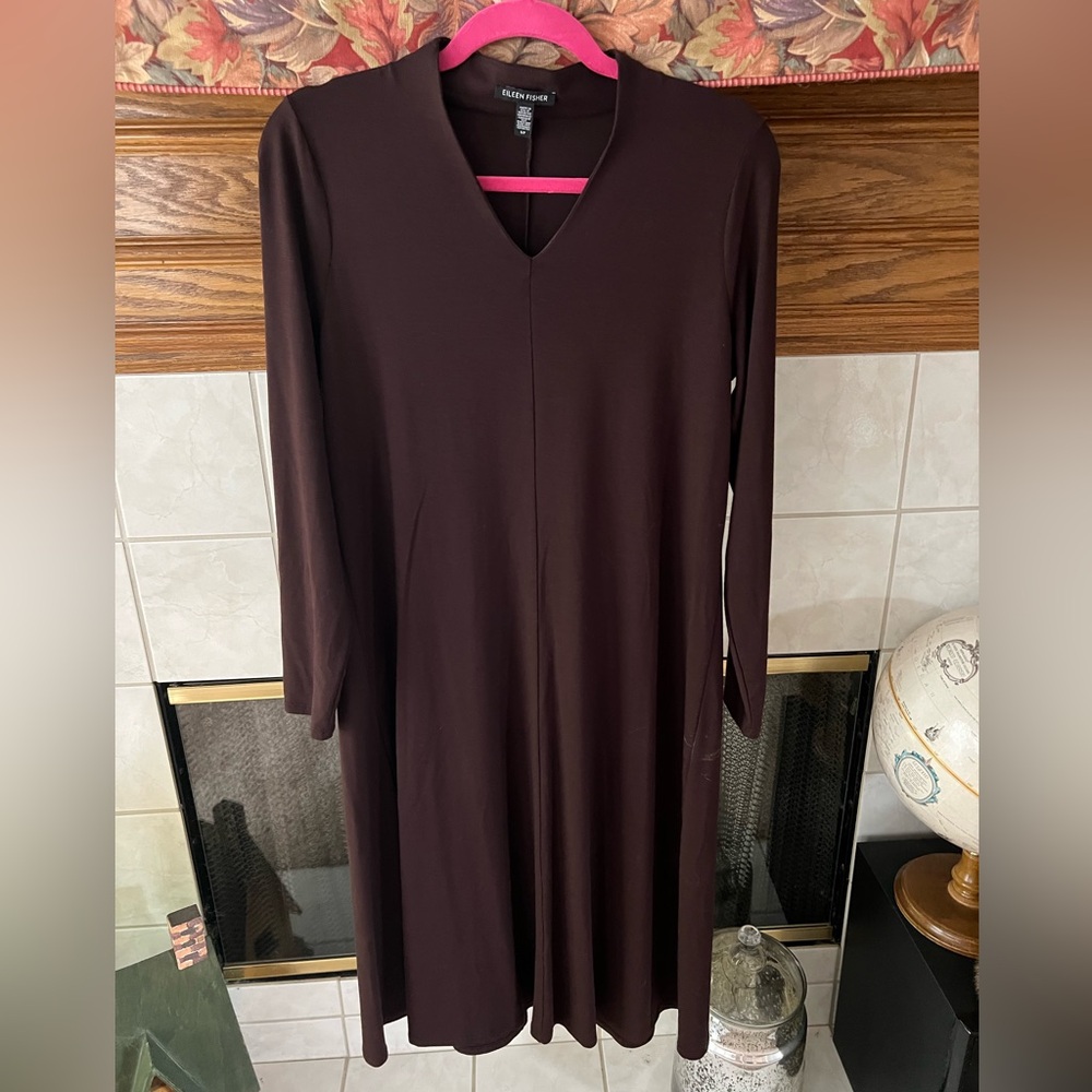Eileen Fisher Chocolate Brown Garment